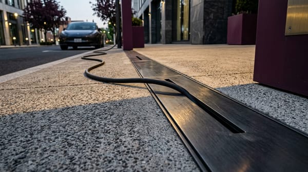 La ricarica domestica senza garage: il dilemma del marciapiede